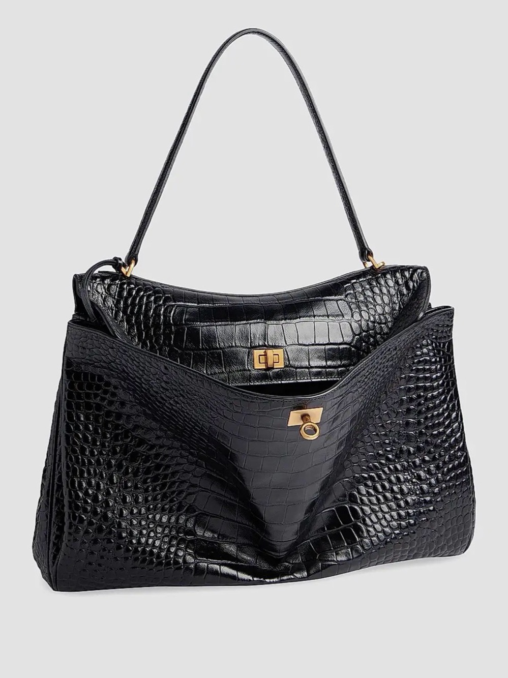 BALENCIAGA
Rodeo Large Handbag Crocodile Embossed - Picture 2 of 13